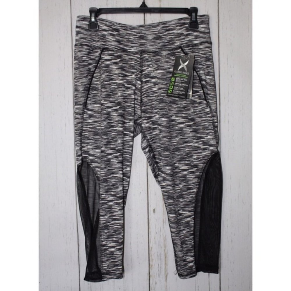 Game Time Black & Gray Leggings